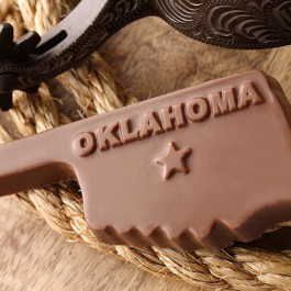 Oklahoma Shaped Chocolate